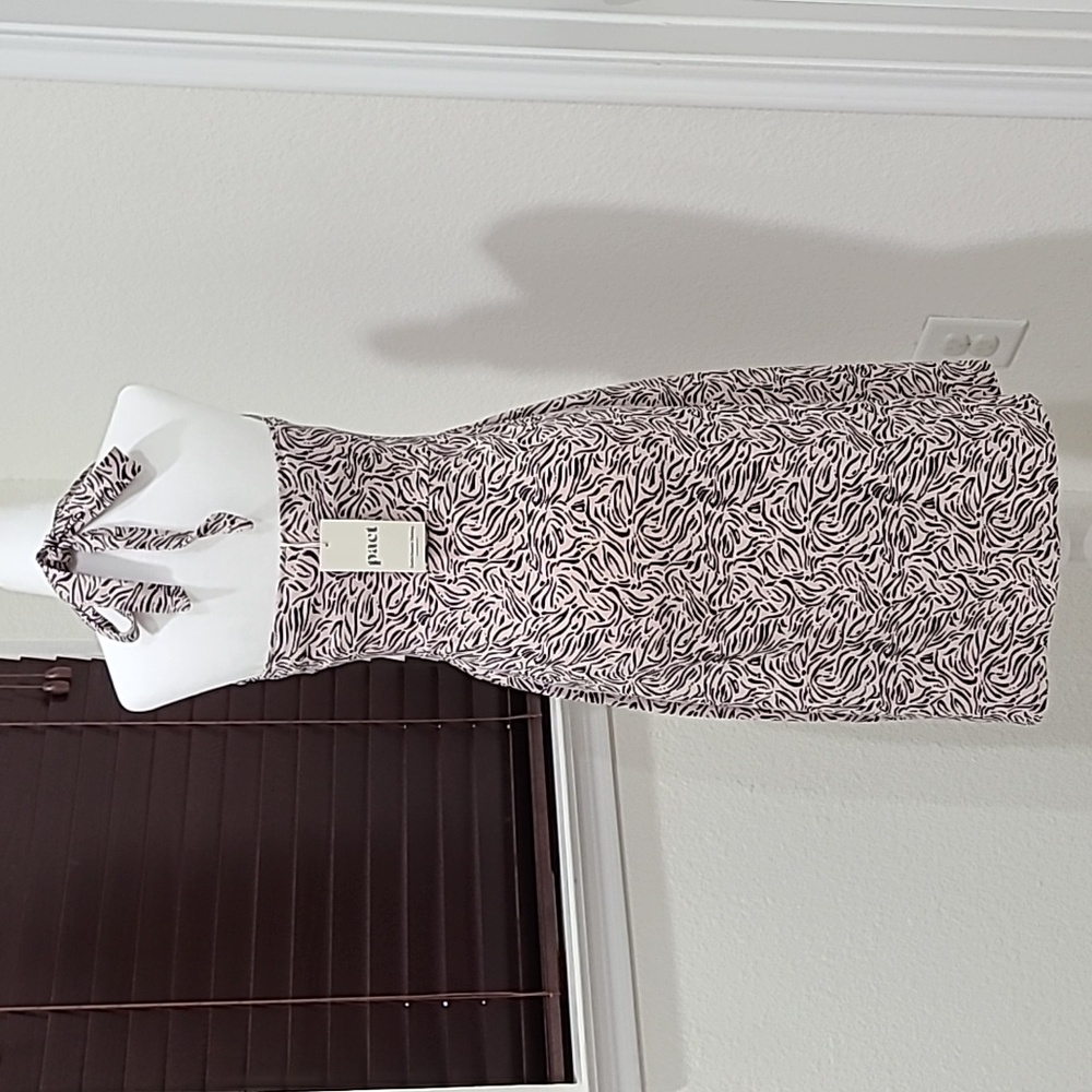 Pact - Fit & Flare Halter Dress - Picture 3 of 5
